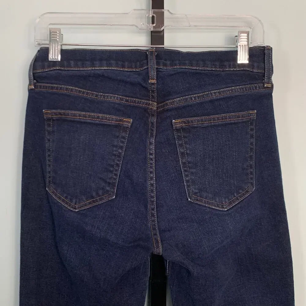 GAP Authentic Straight High Rise Jeans in Dark Indigo Size 29 Short - Picture 7 of 9